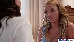 Will my wet pussy make stepmom cum hard tonight?