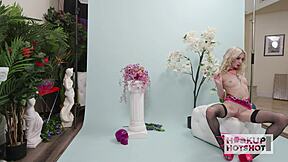 bts emma rosie tiny spinner craves my thick cock now?