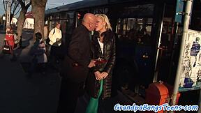 i'm getting doggystyled so hard by this old pensioner banging my shaved pussy