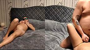 Wife Watches Stepsister Suck Dick Then Fuck!