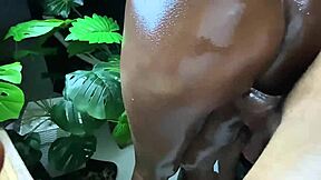 damn! friend's wet brazilian girlfriend catches my huge cock in shower