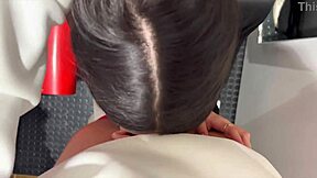 Hot Brunette Fucked in Crowded Fitting Room?