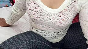 Married GF Gives DIRTY Hindi Handjob Before ASS FUCKING