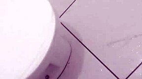 Day 3: Brazilian Amateur's Big Cock Bathroom Handjob Solo Tease