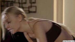 lesbian masseuse braylin bailey dives into blonde client's pussy for hot 69 action