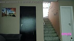 petite latina flashes small tits in lingerie for humiliation tease