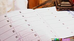 christmas teen anny aurora meets santa for holiday fun ride