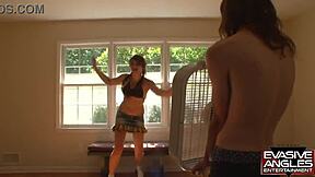 Evasive Angles BTS: Big-Tit Babysitters Sabrina & Pocahontas Get Wild