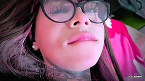 stepsister rides cock gaping pussy creampie slut style