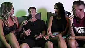 crazy bisexual couple in sheer red lingerie does sweaty piss fetish handjob watch kel abate