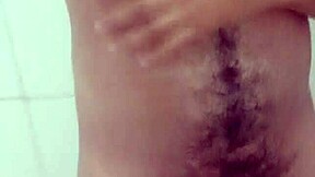 Day 3: Brazilian Amateur's Big Cock Bathroom Handjob Solo Tease