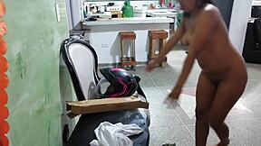 young latina milf begs for doggy cum finish