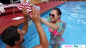 i suck instructor's monster cock bikini outdoor petite