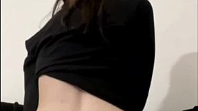 american exchange student masturbates to squirting orgasm!