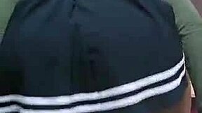 juicy latina housewife gaps pussy on huge dildo double penetration ride