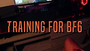 bbw neighbor chubby tits bent over doggystyle while i ditch battlefield for pussy