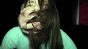 Japanese college slut gets bent over, cowgirl, and doggy in rough group pound