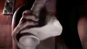 Curvy 40yo Colombian milf vibes huge pussy lips in steamy shower striptease