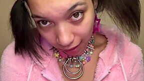 stepdaughter practicing deepthroat on older man's cock... wants more?