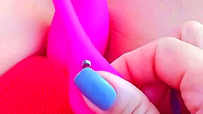 Gorgeous Asian Teen's Pink Pussy Lovense Lush Orgasms