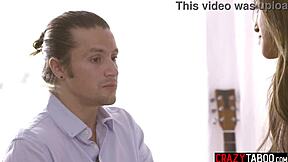 alexia anders fingers then fucks boyfriend first time at church