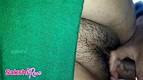 Big ass takes creampie after close-up pussy pounding with loud moans