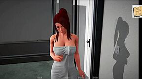 i play erotic game with new family redhead teen small tits