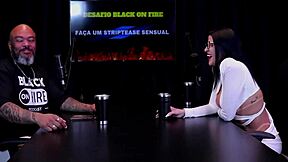 morena safada strips showing tits and pussy after game answers - leticia braga on sheer red