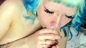 petite e-girl teen anal dildo vibes panties to orgasm