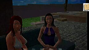 i play erotic game with new family redhead teen small tits