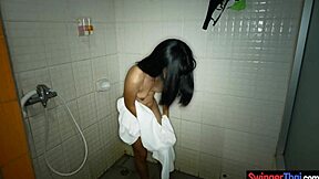 Petite Asian Milf Delivers Hotel Blowjob and Hardcore Fuck