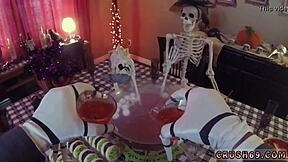 teen endures brutal anal pounding then swallows cum pov