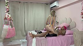 you seeing this hot latina's big ass and tits getting monster cock doggystyle at the party? 🔥🍑