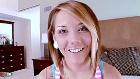 jenner pounds skinny blonde christy west till creampie orgasm spray