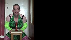 bisexual crossdresser deepthroats cock straight from ass