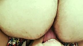 he rims her upside down while she gags sloppy