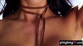 muse alyssa bennett strips naked outdoors loving it