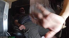 anna hits the dj booth sucking cock handjob and pole dancing in heels 😘