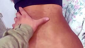 stepdaughter huge ass bent over anal doggystyle rough black