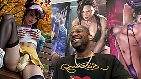 horny petite trans girl long cock cums hard bbc assfuck pokemon bulge