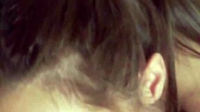 watch candie cross SLURP my ass on the couch she's so submissive