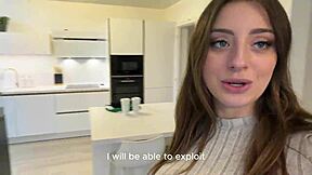 Facefucking Big Ass Barista Luna Doll Deepthroat Pussy Lick Rough Garage Sex