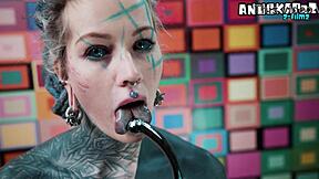 Tease My Skinny Goth Ass Gape Before You Thrust Deep Steel Toy Inside