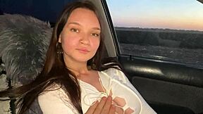 my BEST FRIENDS GIRLFRIEND sucked my DICK in the CAR for 10 bucks total SLUT