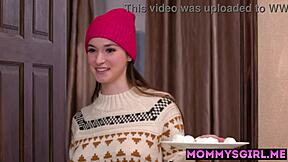 stepmom jessica ryan licks hazel moore's perfect tits in steamy bath tub tease
