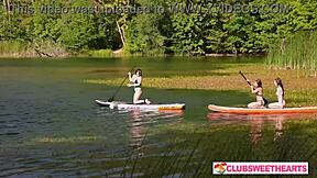 ClubSweethearts' Three Girls Ravish One Lucky Guy