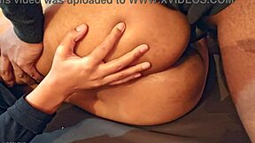 Chubby Japanese Teen's Shaved Pussy Takes Huge Cock Missionary in Bedroom