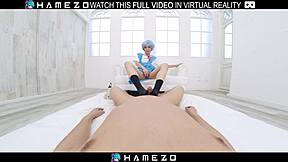 sora suda rides boyfriend cowgirl in uniform cosplay vr 😘🍆🔥