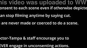 Helpless Minnie Rose Blasted by Doctor Tampa's Massive Cum Load!