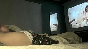 Stepbrother invites me to movie then impales me on huge cock